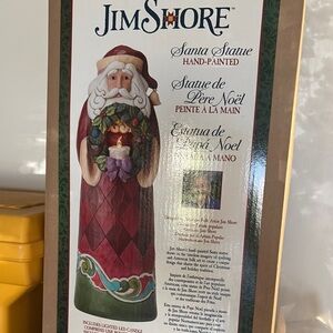 Rare Jim Shore jumbo Santa figurine